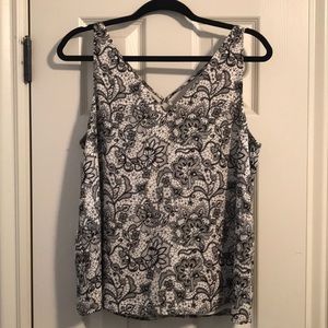 Express Cross-Cross Back Tank Top
